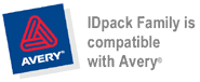 IDpack Plus is compatible with Avery Labels